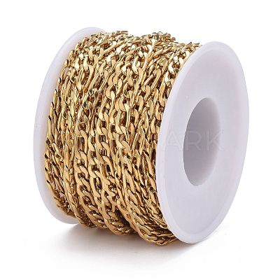 304 Stainless Steel Figaro Chains CHS-M001-04G-1