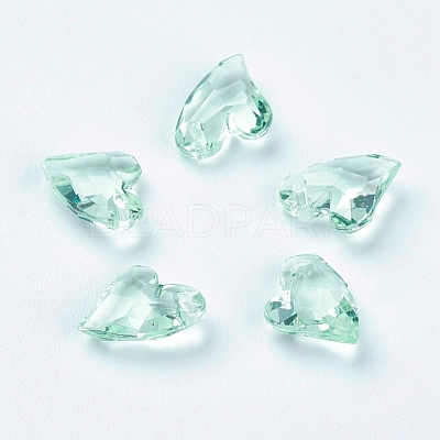 Transparent Acrylic Charms MACR-G055-11mm-M-1