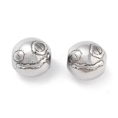 Tarnish Resistant 304 Stainless Steel Beads Hand Polished STAS-M057-17P-1
