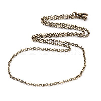 Iron Cable Chain Necklace Making NJEW-JN01385-04-1
