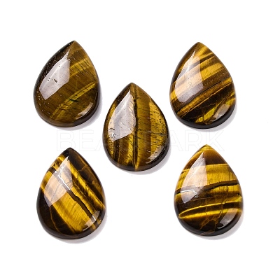Natural Tiger Eye Cabochons G-B085-03B-07-1