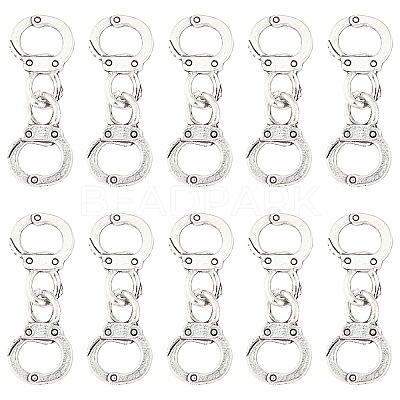 10Pcs Tibetan Style Alloy Links/Connectors TIBE-YW0001-91-1