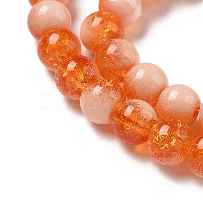 Crackle Glass Beads Strands GLAA-U001-6mm-10-1
