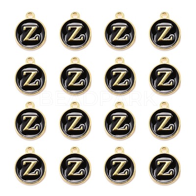 Golden Plated Alloy Charms X-ENAM-S118-02Z-1