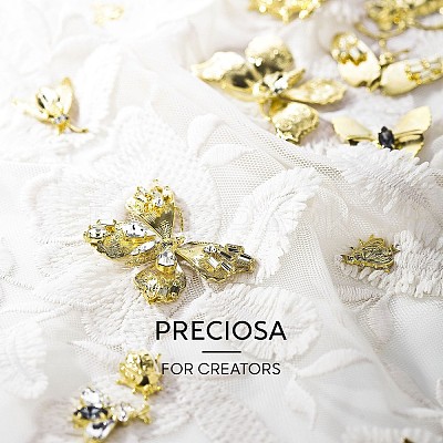 Preciosa® MAXIMA Crystal Sew-On Cups X-PRC-SF7-00030-235-G-1