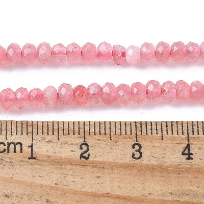 Dyed Natural Malaysia Jade Rondelle Beads Strands X-G-E316-2x4mm-66-1