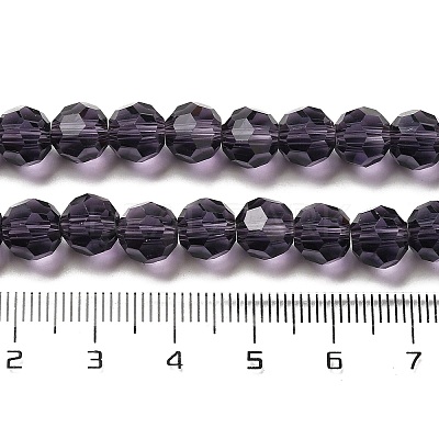Transparent Glass Beads LS-EGLA-A035-T8mm-D15-1