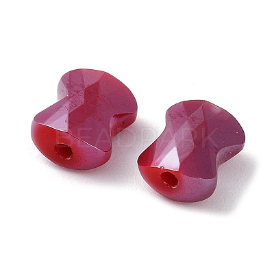 Electroplate Glass Beads GLAA-D016-16G-1