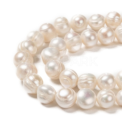 Natural Cultured Freshwater Pearl Beads Strands PEAR-L001-G-14-1