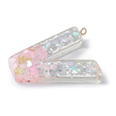 Resin Pendants RESI-B029-01P-V-1