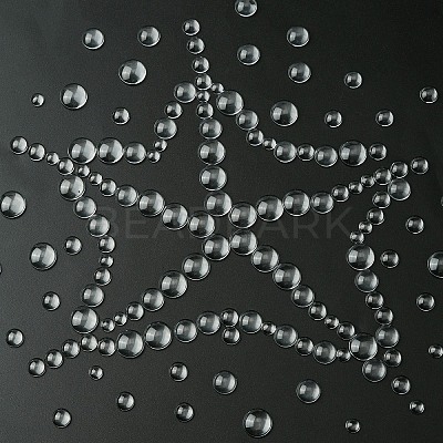 400Pcs Transparent Glass Cabochons GGLA-YW0001-15-1