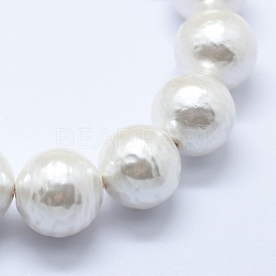 Shell Pearl Beads Strands BSHE-K053-02-12mm-1