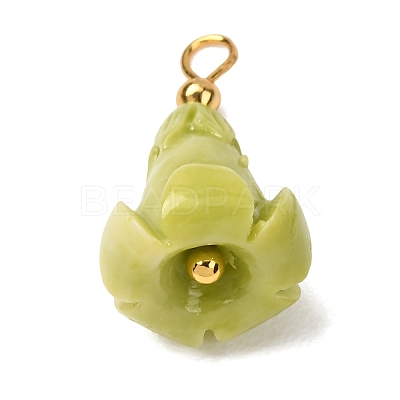 Dyed Synthetic Coral Pendants GG-CBAC295-02G-1