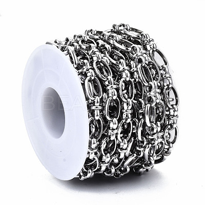 Tarnish Resistant 304 Stainless Steel Oval Link Chains CHS-S008-003P-1