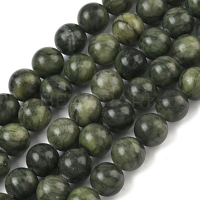 Natural Chinese Jade Beads Strands G-F363-10mm-1