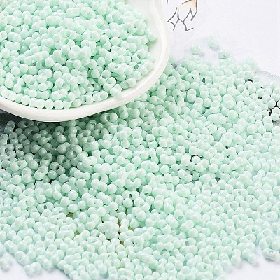 Baking Paint Glass Seed Beads SEED-A033-05R-1