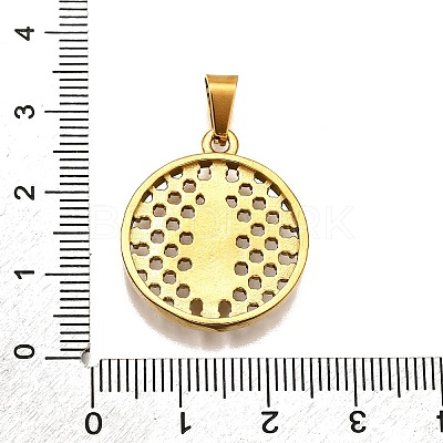 304 Stainless Steel Pendants STAS-B086-09H-G-1