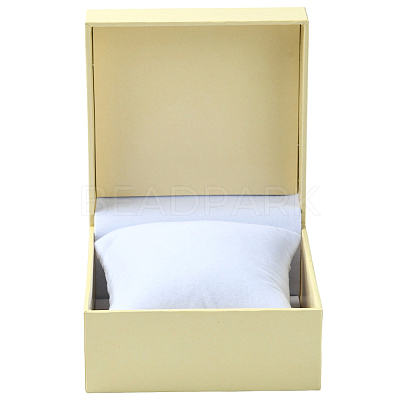 Paper Covered ABS Plastic Storage Boxes for Watches CON-WH20005-10B-1