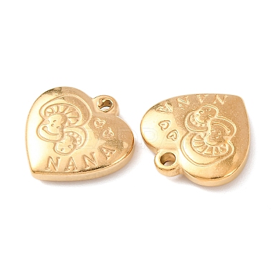 304 Stainless Steel Pendants STAS-I330-026G-1