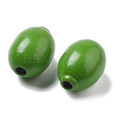 Schima Wood European Beads WOOD-G023-13C-1