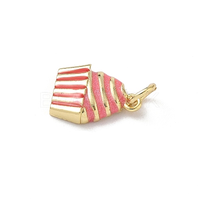 Brass Enamel Pendants KK-B155-05G-02-1