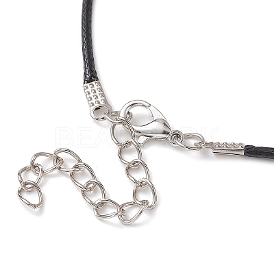 2Pcs 2 Styles Tibetan Style Alloy Moon Pendant Necklaces Set NJEW-JN04608-1