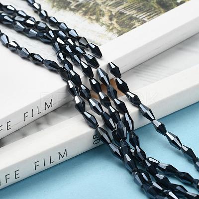 Opaque Glass Beads Strands GLAA-P001-03A-04-1