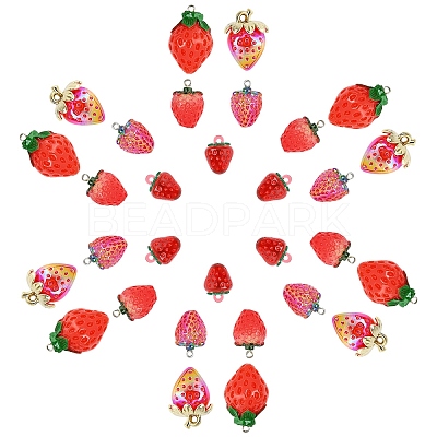 Strawberry Pendant Kits DIY-YW0016-23-1