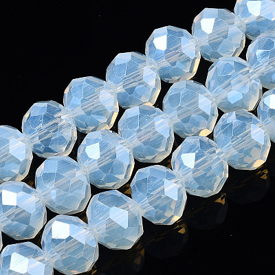 Electroplate Glass Beads Strands EGLA-A034-J3mm-A04-1