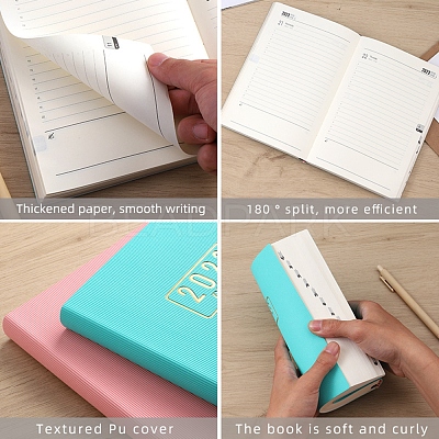 2023 Notebook with 12 Month Tabs AJEW-A043-01B-1