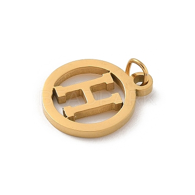 304 Stainless Steel Charms
with Jump Ring STAS-R001-02G-H-1