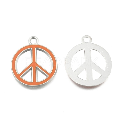Alloy Enamel Pendants ENAM-P066-M-1