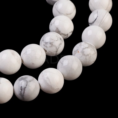 Natural Howlite Beads Strands TURQ-G090-8mm-1