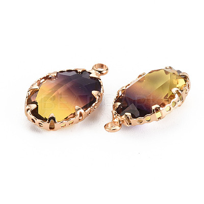 Gradient Color Glass Pendants GLAA-S193-006-B03-1