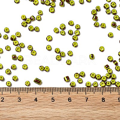 8/0 Opaque Colours Seep Glass Seed Beads SEED-F003-04B-04-1