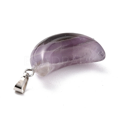 Natural Amethyst Pendants X-G-Z022-02C-1