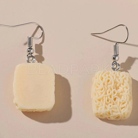 Alloy Food Model Dangle Earrings PW-WG867B3-21-1
