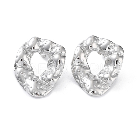 Non-Tarnish 304 Stainless Steel Stud Earrings EJEW-H115-29P-1