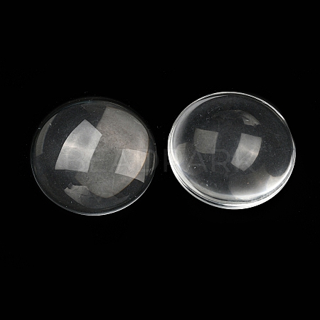 Transparent Glass Cabochons GGLA-G013-1