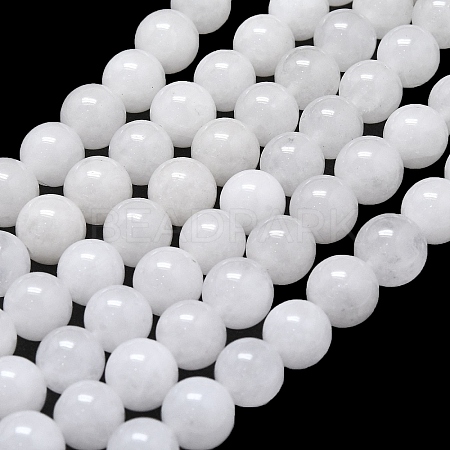 Natural Malaysia Jade Beads Strands G-L645-B01-10mm-01-1