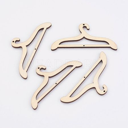 Undyed Wooden Pendant LS-WOOD-K005-10-1
