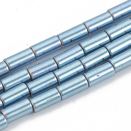 Electroplate Non-magnetic Synthetic Hematite Beads Strands G-T061-137A-1