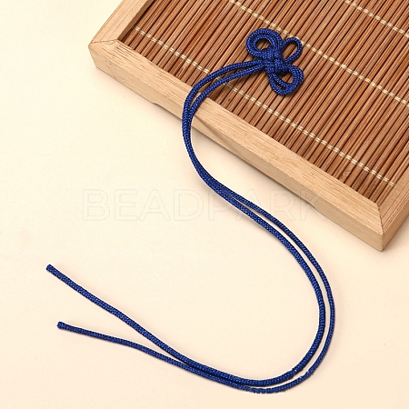 Polyester Chinese Knot Tassel Big Pendants PW-WG21428-06-1