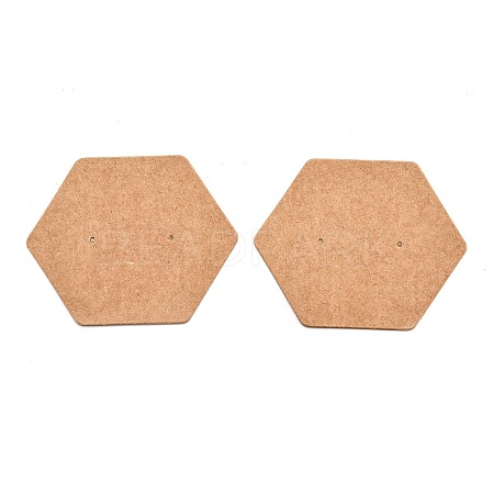Kraft Paper Earring Displays Cards LS-X-CDIS-H005-01-1