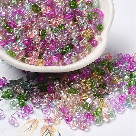 Baking Glass Seed Beads SEED-K009-07A-01-1