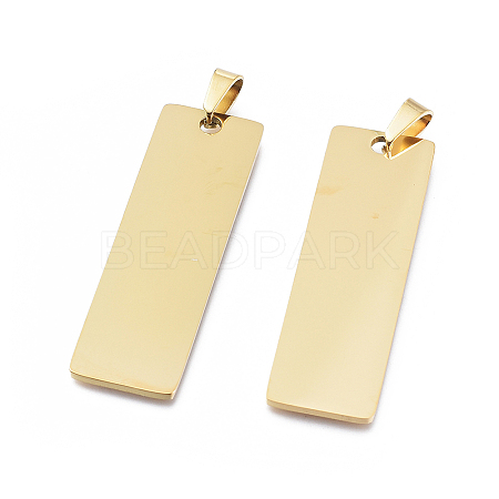 Ion Plating(IP) 304 Stainless Steel Pendants STAS-F241-01C-G-1