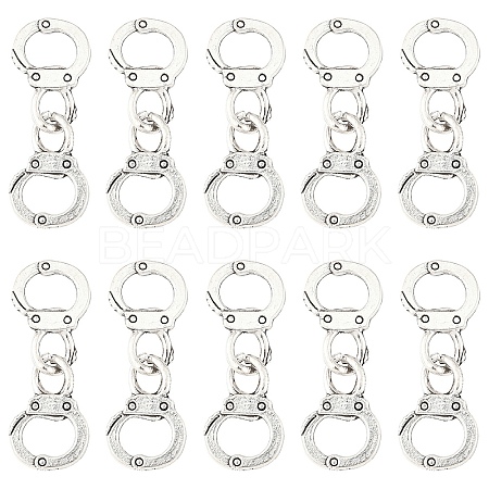 10Pcs Tibetan Style Alloy Links/Connectors TIBE-YW0001-91-1