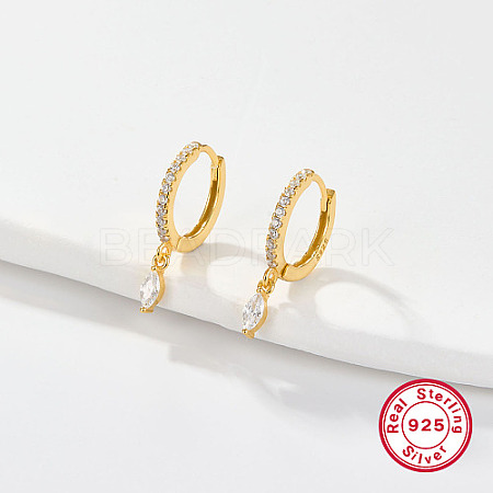 925 Sterling Silver Hoop Earring for Dangle Earrings NC3704-16-1