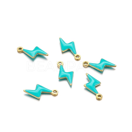 Stainless Steel Enamel Pendants PW-WG6549D-03-1