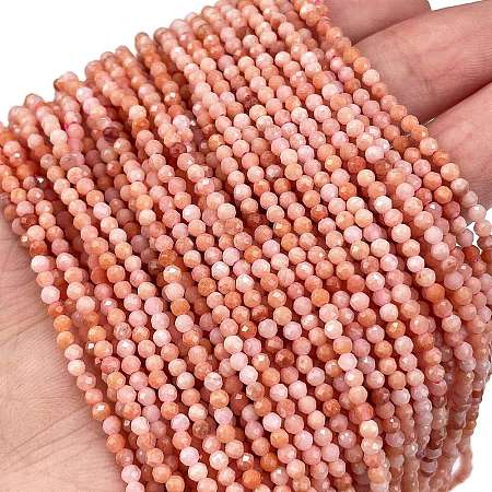 Natural Pink Aventurine Beads Strands G-M438-A09-02-1